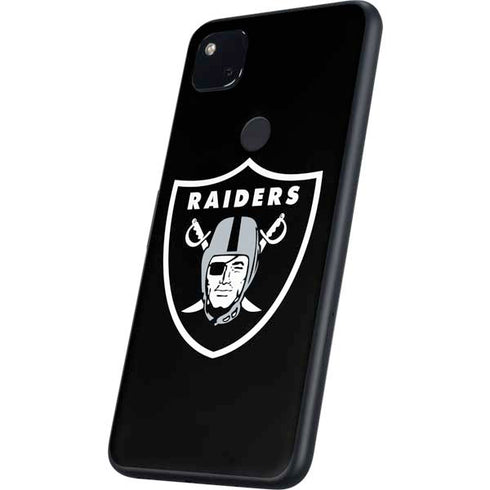 NFL Las Vegas Raiders Large Logo Google Pixel 4a Skin